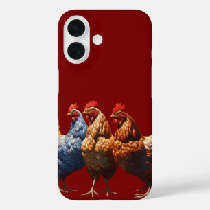 Three French Hens Faith Hope Charity Cut Out v2 iPhone 16 Case