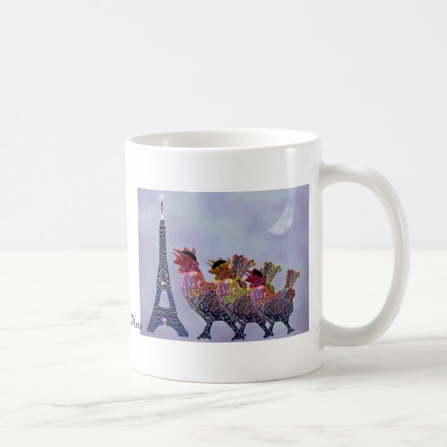 Three French Hens Mugs (Right)