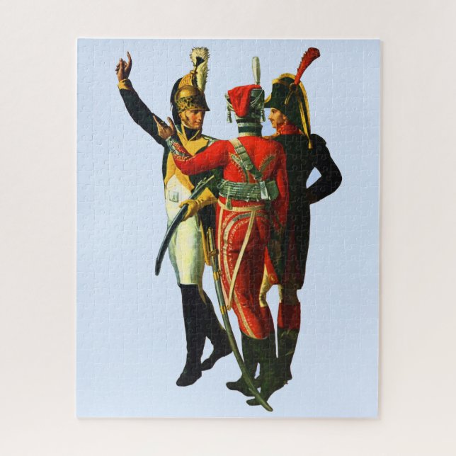 three French soldiers circa 1800 Jigsaw Puzzle (Vertical)
