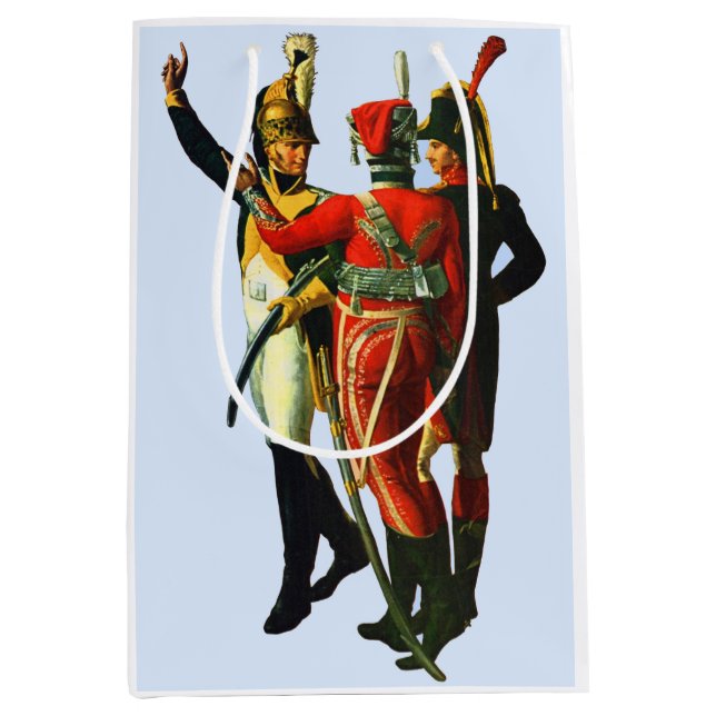 three French soldiers circa 1800 Medium Gift Bag (Front)