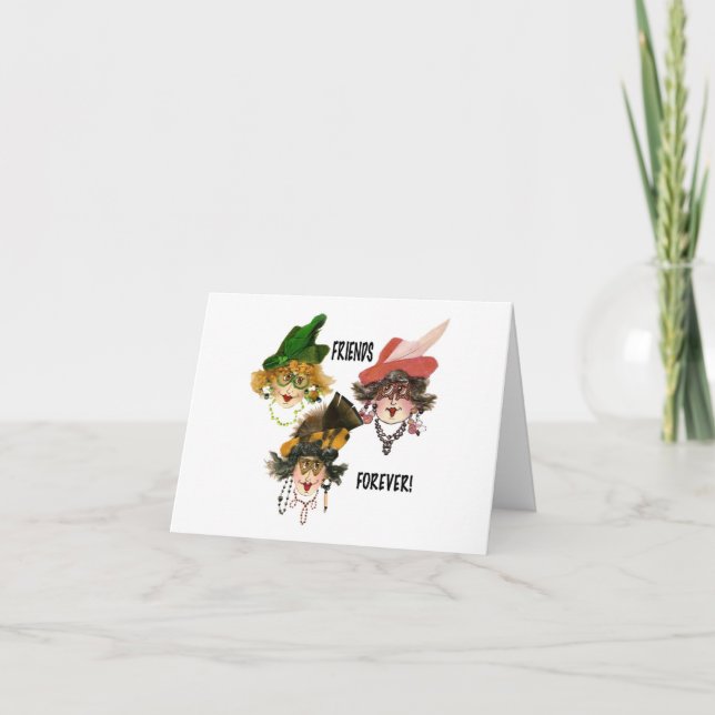 Three Friends Forever Card (Front)