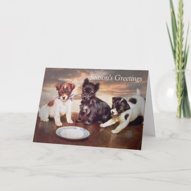Three Friends Greetings Card (Front)