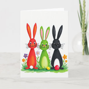 Three Friends Springtime Card