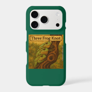 Three Frog Knot – Whimsical Amphibian Wordplay Art