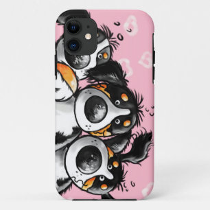 Three Funny Bernese Mountain Dogs iPhone5 Case