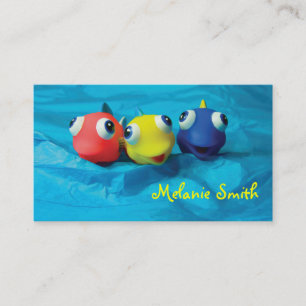 Three Funny Fishes Business Card