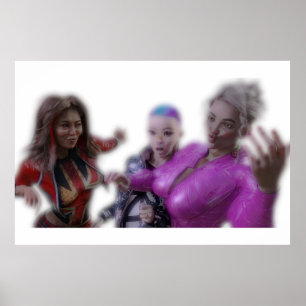 Three Funny Ladies Poster