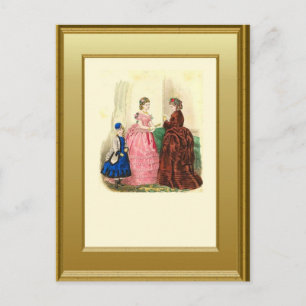Three generations postcard