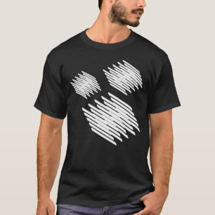 three geometric squares design T-Shirt