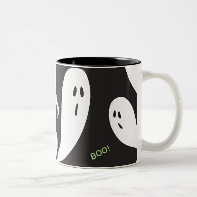 Three Ghosts Two-Tone Coffee Mug (Right)