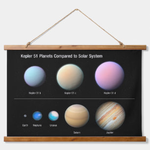 Three Giant Planets Orbiting Kepler 51 Hanging Tapestry