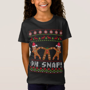 Three Gingerbreads Break Head Dabbing Together Oh T-Shirt
