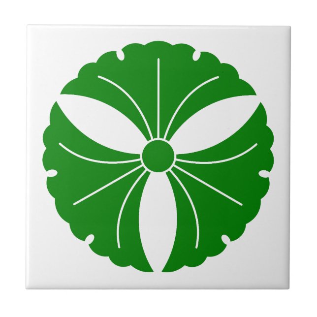 Three ginkgo leaves tile (Front)