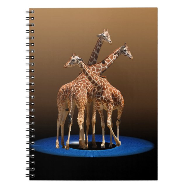 THREE GIRAFFES NOTEBOOK (Front)