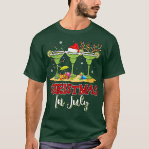 Three Glass Of Margarita Funny Drink Christmas in T-Shirt
