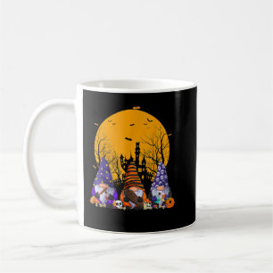 Three Gnomes Happy Halloween Fall Candy Corn Pumpk Coffee Mug