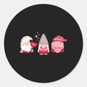 Three Gnomes Holding He Classic Round Sticker