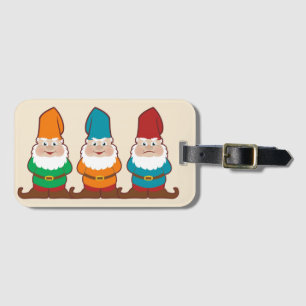 Three Gnomes Luggage Tag