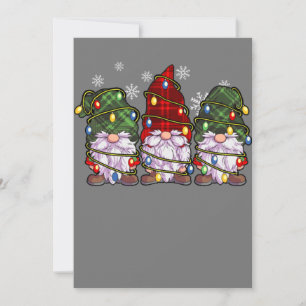 Three Gnomes Shirt Men Women Buffalo Plaid Red Invitation