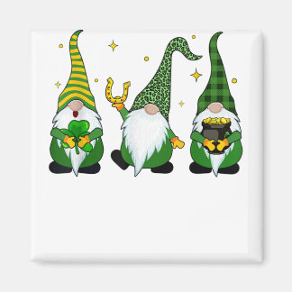 Three Gnomes St Patricks Day Magnet