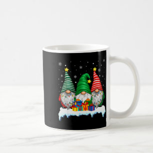 Three Gnomes Tree Lights Men Women Matching Xmas H Coffee Mug