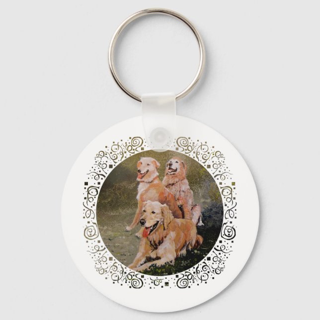 Three Golden Generations Key Ring (Front)