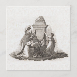 Three Graces Debutante Cotillion Ball Vintage Invitation