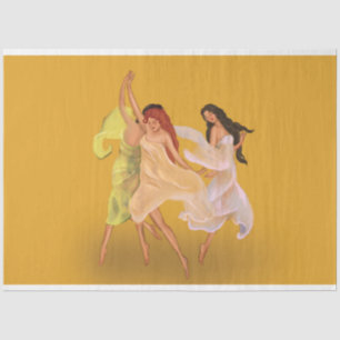 Three Graces Fairies Fairy Fae Decoupage Tissue Paper