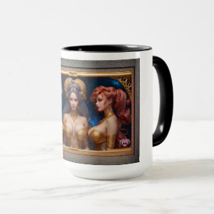 Three Graces Of Greek Mythology by Xzendor7 Mug