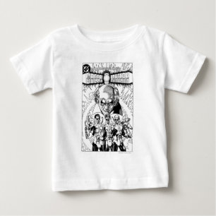 Three Green Lanterns Comic Cover, Black and White Baby T-Shirt