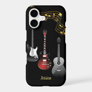 Three Guitars and Music Notes, Name