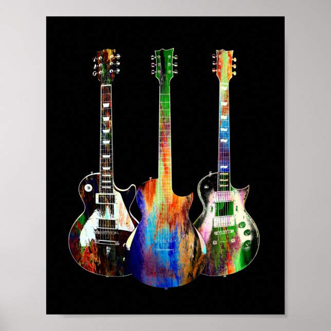 Three Guitars Poster (Front)