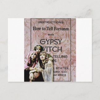 Three Gypsies, altered art Postcard