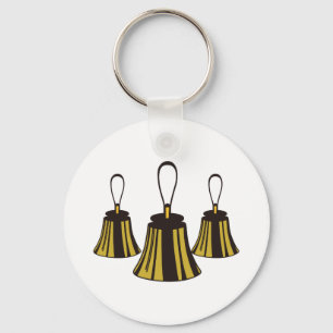 Three Handbells Key Ring