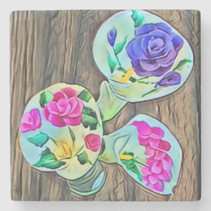 Three Happy Lilys Crossbody Bag Stone Coaster