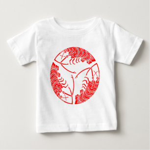 Three head-to tail spiny lobsters baby T-Shirt