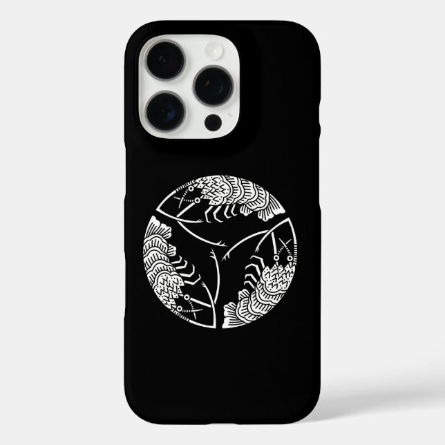 Three head-to tail spiny lobsters Case-Mate iPhone case (Back)