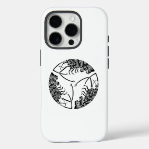 Three head-to tail spiny lobsters iPhone 16 pro case