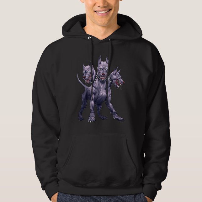 Three Headed Dog Cerberus Hoodie (Front)