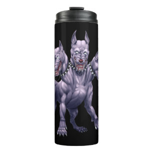 Three Headed Dog Cerberus Thermal Tumbler