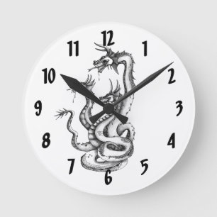 Three Headed Hydra Design Clock