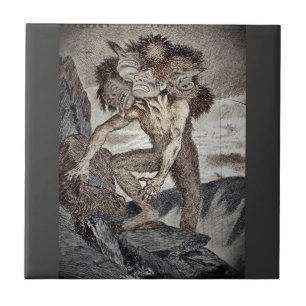 Three Headed Monster Tile