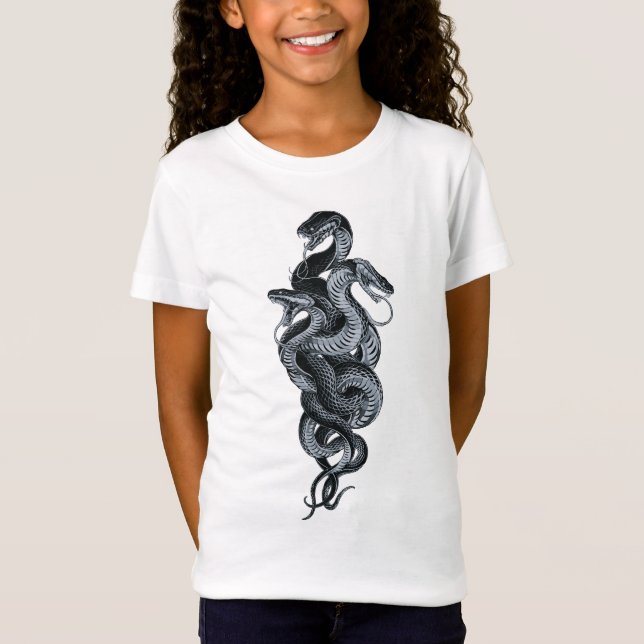 Three-Headed Serpent Masterpiece T-Shirt (Front)
