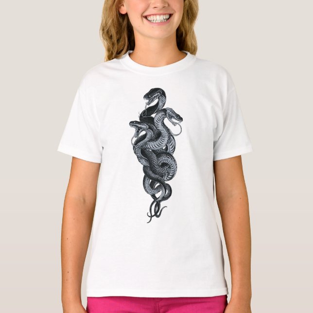 Three-Headed Serpent Masterpiece T-Shirt (Front)