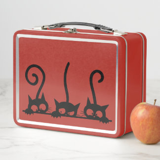 Three-Headed Trouble Metal Lunch Box