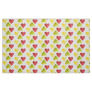 Three hearts fabric
