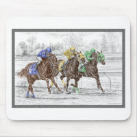 Three Horse Race - Neck and Neck