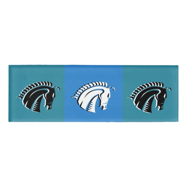 Three Horses Name Tag (Front)