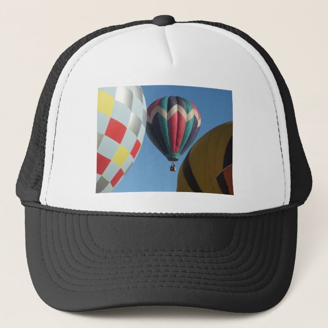 Three hot air balloons trucker hat (Front)