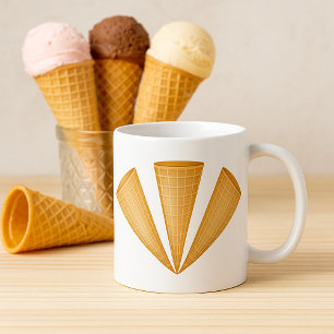 Three Ice Cream Cones Coffee Mug